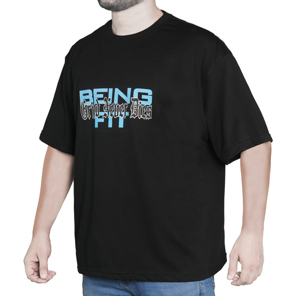 BEINGFIT ATHLETIC オーバーサイズTシャツ ブラック