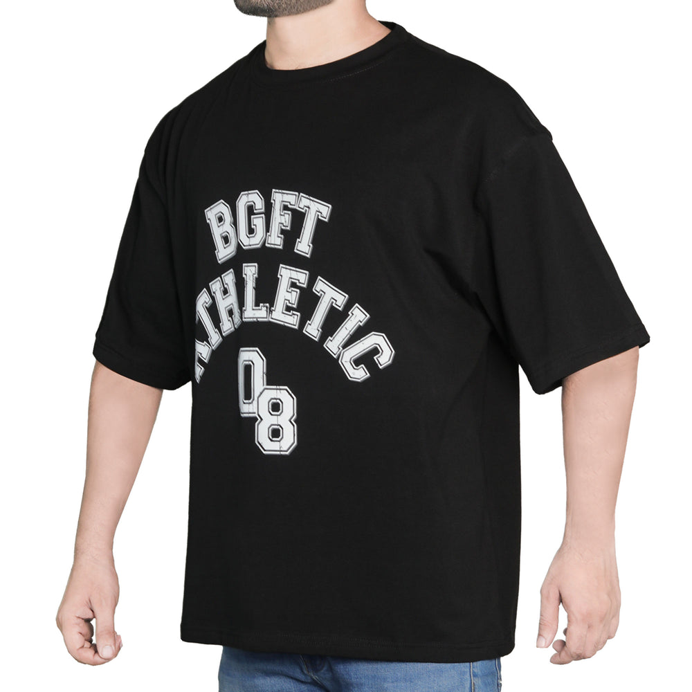 BEINGFIT ATHLETIC オーバーサイズTシャツ デザインB ブラック