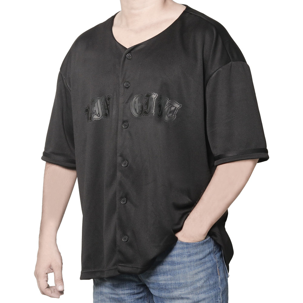 BEINGFIT ベースボールTシャツ ドライフィット ブラック