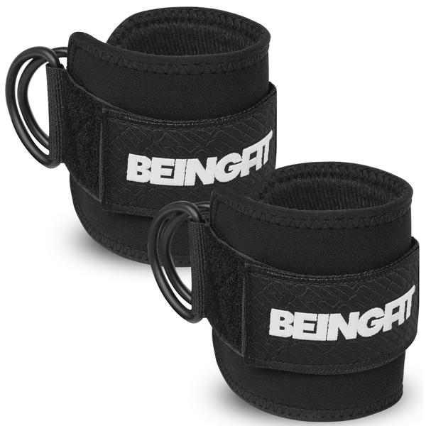 BEINGFIT アンクルストラップ ケーブルマシン用 サイドレイズ ヒップアップ 脚トレ 男女兼用 正規品