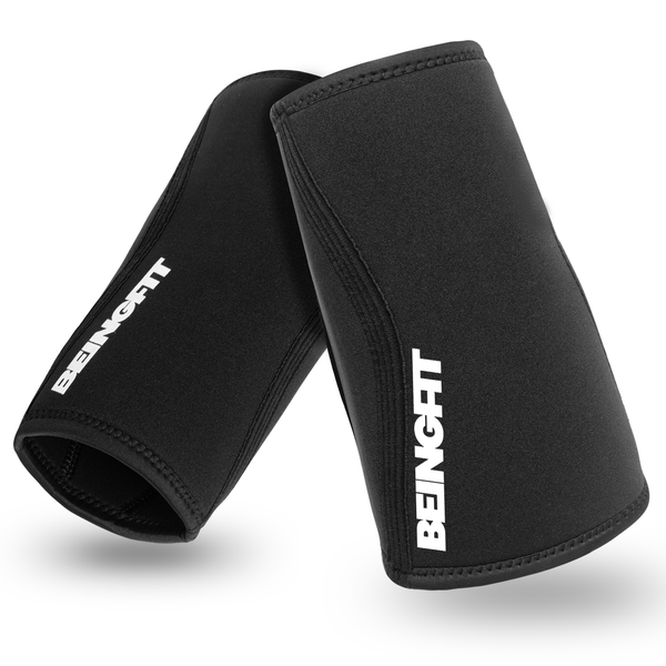 BEINGFIT エルボースリーブ 7mm ネオプレン 肘サポーター ベンチプレス ウエイトトレーニング 怪我予防 XS S M L 男女兼用 正規品