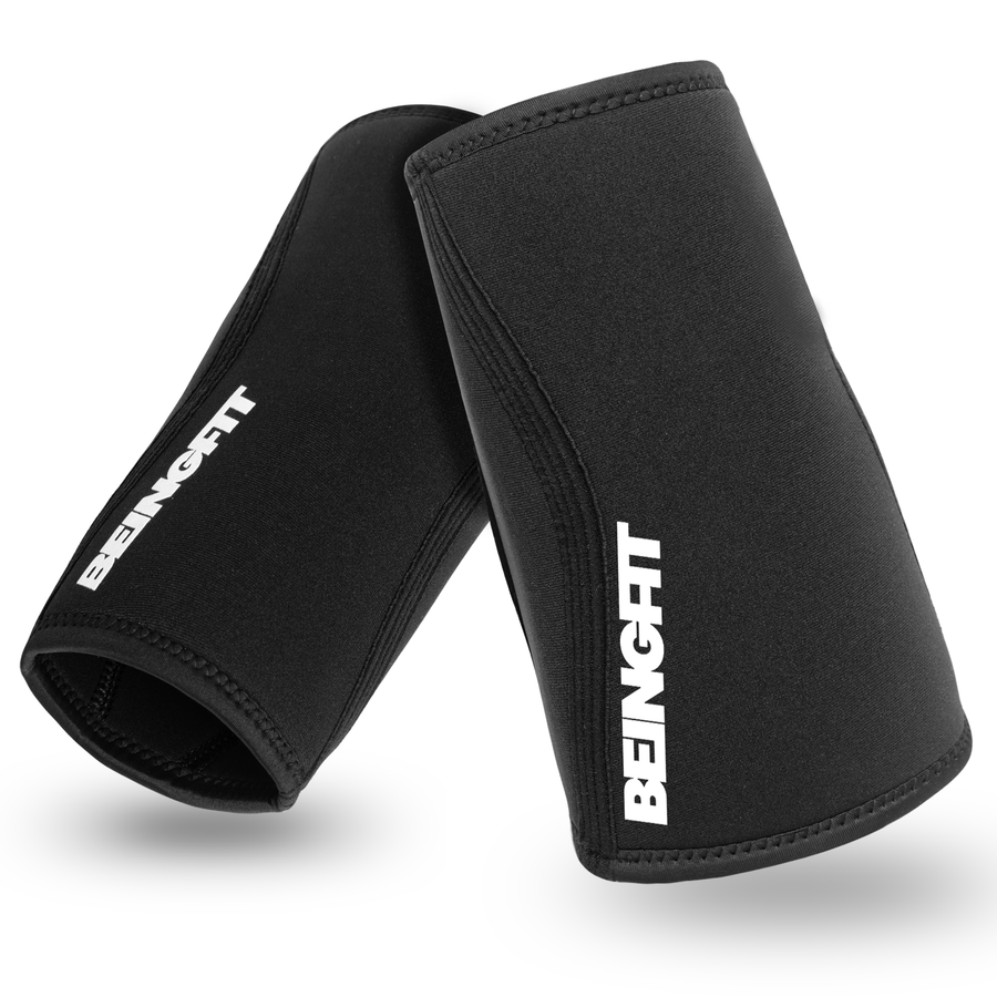 BEINGFIT エルボースリーブ 7mm ネオプレン 肘サポーター ベンチプレス ウエイトトレーニング 怪我予防 XS S M L 男女兼用 正規品