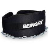 BEINGFIT ディッピングベルト チンニング ディップス 荷重ベルト チェーン付き スクワット 男女兼用 正規品