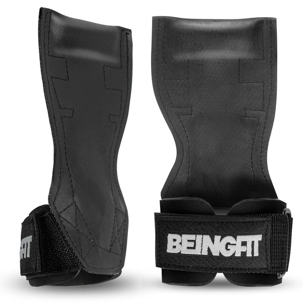 BEINGFIT パワーグリップ 筋トレ 握力補助 デッドリフト 懸垂 ラットプルダウン 男女兼用 正規品 2個セット