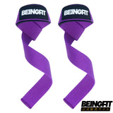 BEINGFIT リストストラップ リフティングストラップ 筋トレ デッドリフト 握力補助 60cm 正規品 2個セット 男女兼用