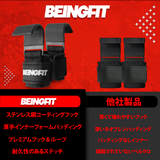 BEINGFIT ウエイトリフティングフック 筋トレ 握力補助 デッドリフト ラットプルダウン 男女兼用 正規品
