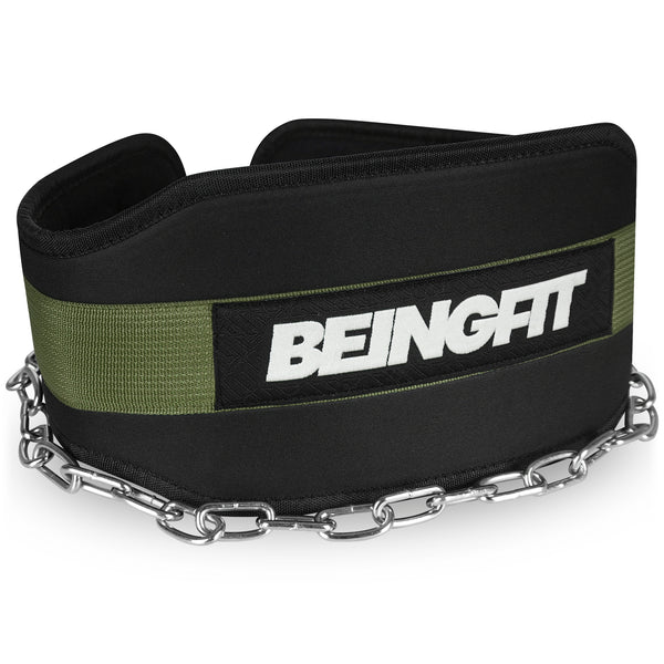 BEINGFIT ディッピングベルト チンニング ディップス 荷重ベルト チェーン付き スクワット 男女兼用 正規品