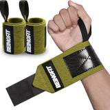BEINGFIT リストラップ 手首サポーター 筋トレ ベンチプレス 手首固定 正規品 2個セット 男女兼用 33cm 48cm 60cm