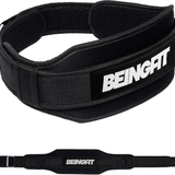 BEINGFIT トレーニングベルト ナイロン リフティングベルト スクワット デッドリフト 腰サポーター XS S M L 男女兼用 正規品